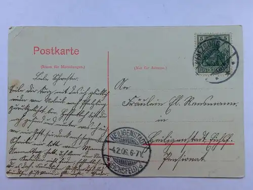 Alte AK Pfalzburg Phalsbourg 1906 [aR9]