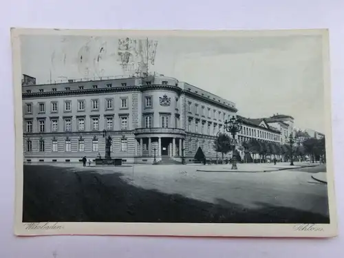 Alte AK Wiesbaden Schloß [aR47]