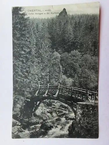 Alte AK Okertal Harz Celler Anlagen Gr. Kurfürst Celle [aR48]