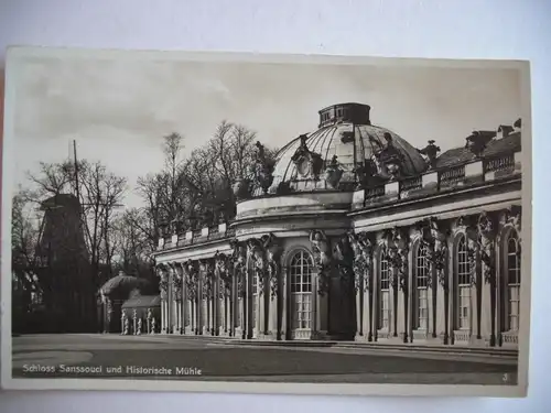 Alte AK Potsdam Sanssouci Historische Mühle [S492]