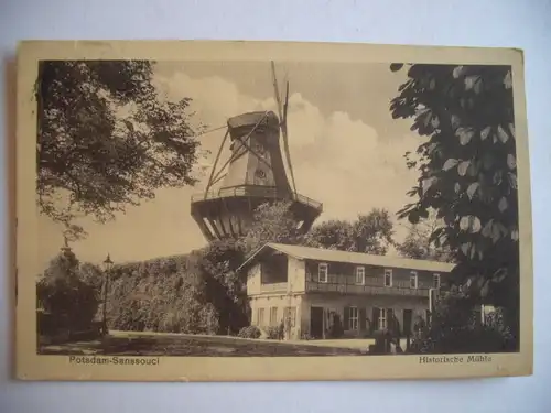 Alte AK Potsdam Sanssouci Historische Mühle [S494]