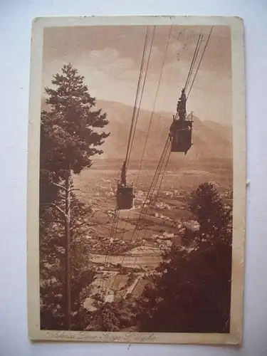 Alte AK Teleferica Lana Giogo S. Vigilio Bergbahn [S564]