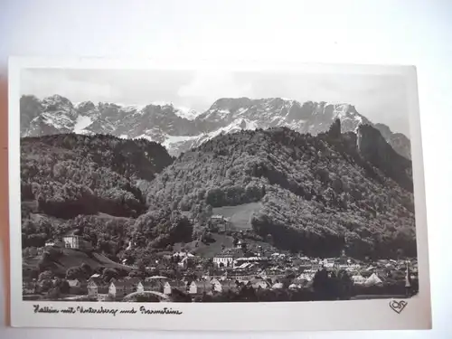 Alte AK Hallein mit Untersberg  [S579]