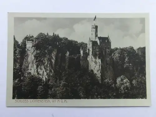 Alte AK Schloß Lichtenstein Reutlingen   [aR340]