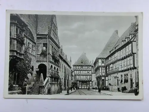 Alte AK Halberstadt Rathaus [aR352]