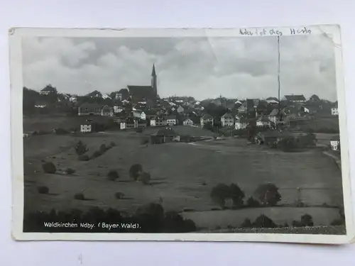 Alte AK Waldkirchen Bayerischer Wald (m. Knicken) [aR353]