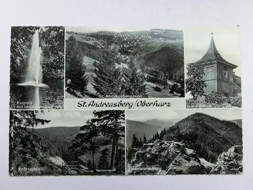 Alte AK St. Andreasberg Mehrbildkarte [aR599]