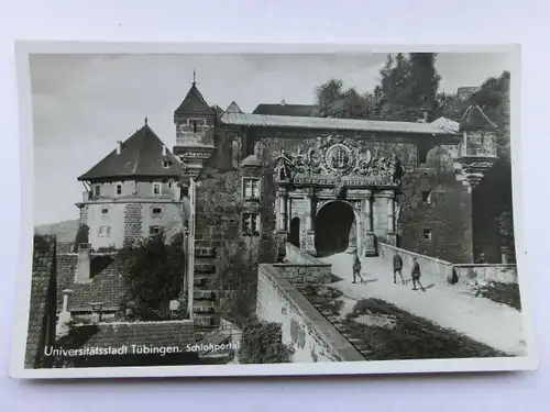 Alte AK Tübingen Schloßportal [aR727]