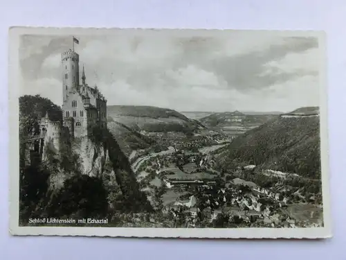 Alte AK Schloß Lichtenstein Echaztal Reutlingen [aR505]