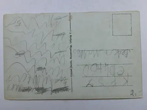 Alte AK Gruß vom Rhein Rhöndorf Godesburg Siebengebirge [aR525]