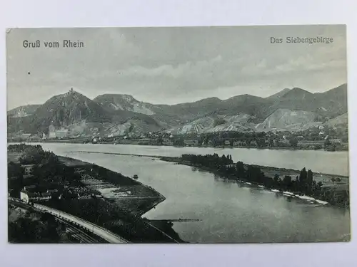 Alte AK Rhein Siebengebirge [aR536]