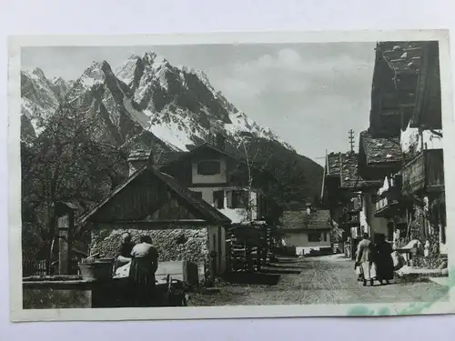 Alte AK Garmisch-Partenkirchen Frühlingstraße [aR541]