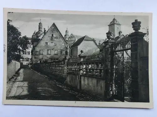 Alte AK Bad Mergentheim Pfarrgang [aR562]