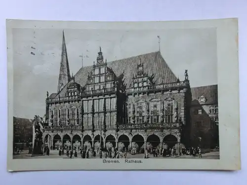 Alte AK Bremen Rathaus [aR567]