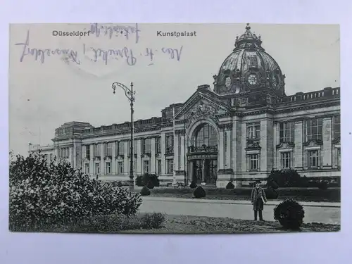 Alte AK Düsseldorf Kunstpalast [aR580]