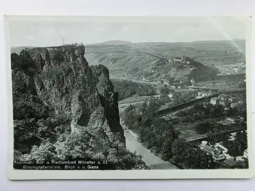 Alte AK Bad Münster am Stein Bad Kreuznach[aR584]