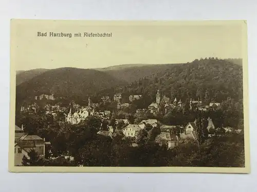 Alte AK Bad Harzburg mit Reifenbachtal [aR778]