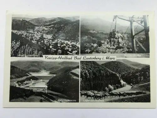 Alte AK Bad Lauterberg Harz Mehrbildkarte [aR779]