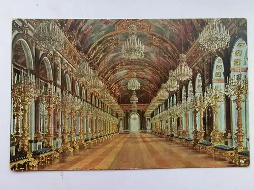 Alte AK Schloß Herrenchiemsee Spiegelgalerie um 1925 [aT22]