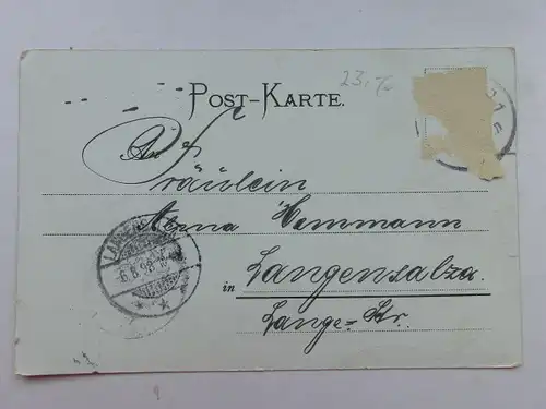 Alte AK Nürnberg 1898 Verlag A. Prössl [aT35]