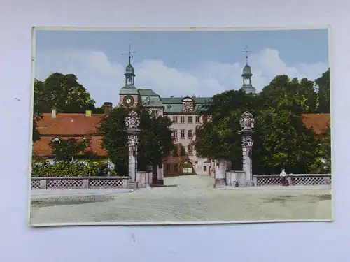 Alte AK Schwetzingen Schloßeingang 1942 [aT40]