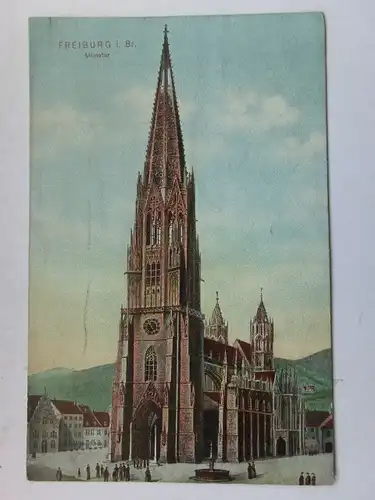 Alte AK Freiburg Breisgau um 1910 [aT42]