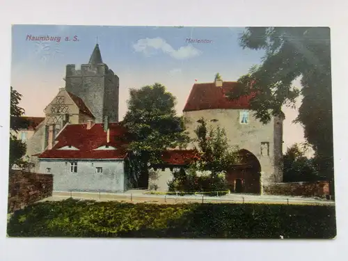 Alte AK Naumburg Saale Marientor um 1920 [aT67]