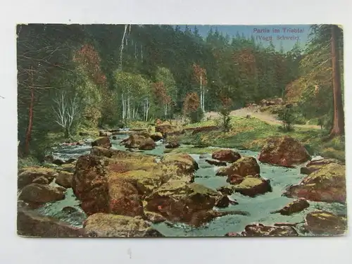 Alte AK Partie im Triebtal Vogtländische Schweiz [aT92]