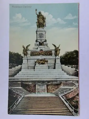 Alte AK Rüdesheim Nationaldenkmal um 1920 [aT145]