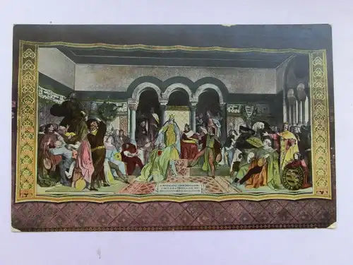 Alte AK Eisenach Wartburg Sängerstreit [aT166]