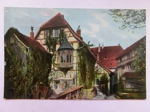 Alte AK Eisenach Wartburg Burghof um 1920 [aT173]