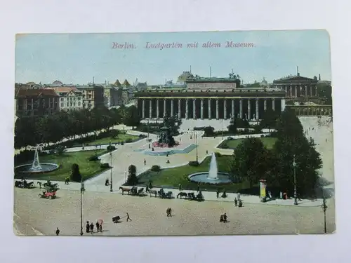 Alte AK Berlin Lustgarten Altes Museum [aR455]