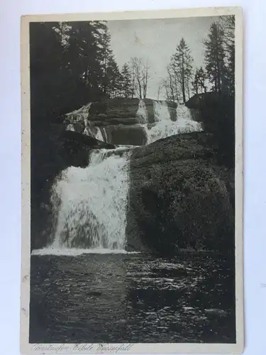 Alte AK Oberstaufen Eibele Wasserfall [aT214]