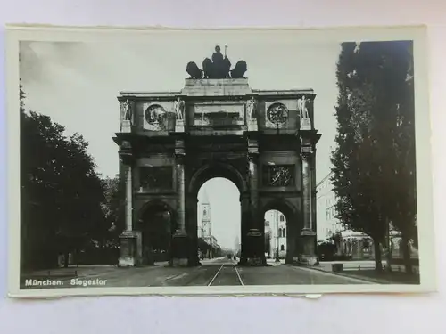 Alte AK München Siegestor [aT219]