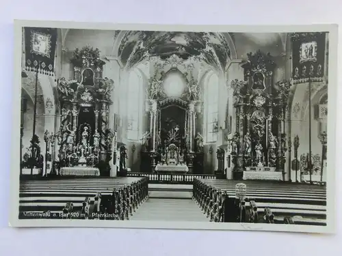 Alte AK Mittenwald Pfarrkirche Innen [aT246]