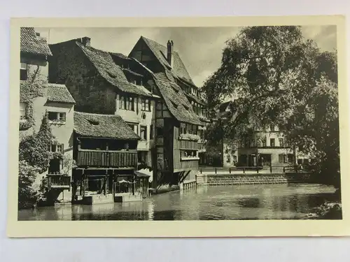 Alte AK Nürnberg Alte Fischerhäuser Insel Schütt [aT247]