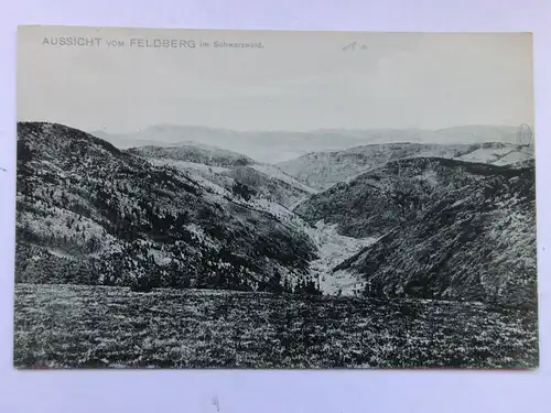 Alte AK Aussicht vom Feldberg im Schwarzwald um1920 [aT267]