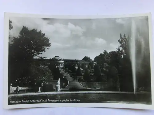 Alte AK Potsdam Schloß Sanssouci [aT346]