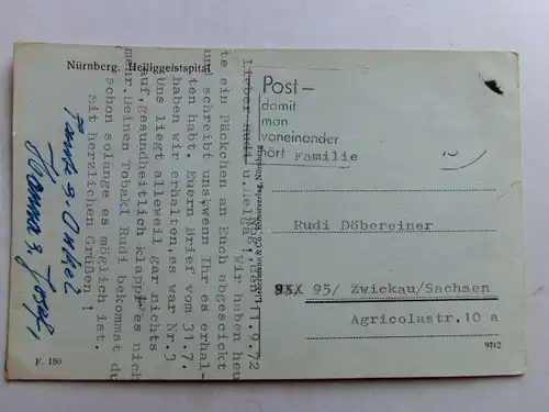 Alte AK Nürnberg Heiliggeist Spital [aH265]