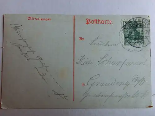 Alte AK Bad Münster am Stein 1907 [aH336]