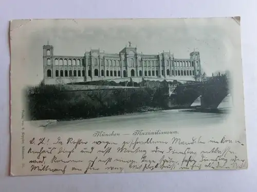 Alte AK München Maximilianeum 1898 [aH342]