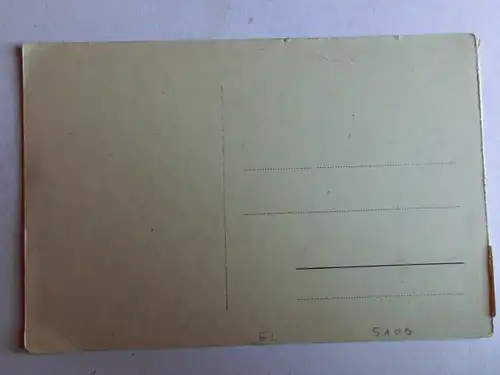 Alte AK Aachen Rathaus Vorderseite (ecke geknickt) [aH351]