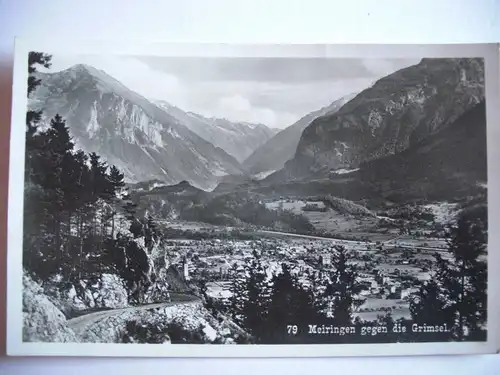 Alte AK Meiringen gegen die Grimsel [C356]