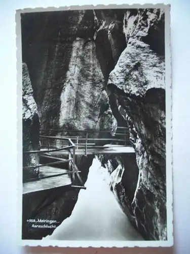 Alte AK Meiringen Aareschlucht [C364]