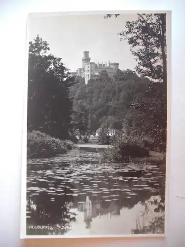 Alte AK Schloß Hluboka Frauenberg nad Vltavou [C459]