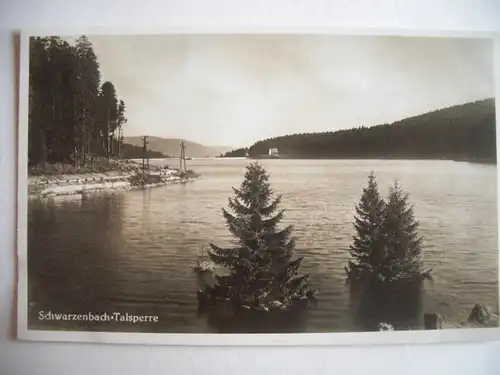 Alte AK Forbach Schwarzenbach Talsperre [C592]
