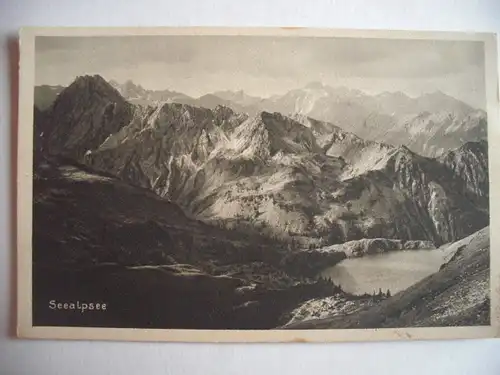 Alte AK Seealpsee Allgäu Oberstdorf [C598]