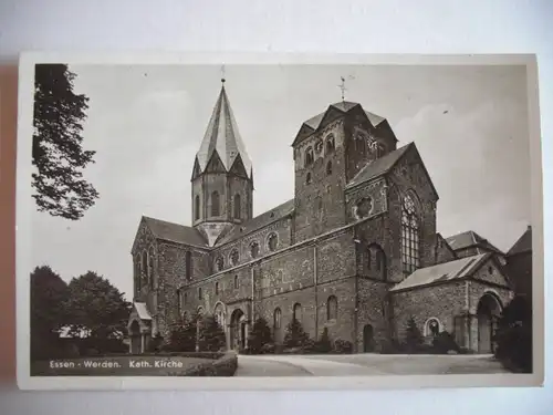 Alte AK Essen Werden Kath. Kirche [C661]