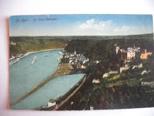 Alte AK St. Goar Ruine Rheinfels um 1925 [C664]