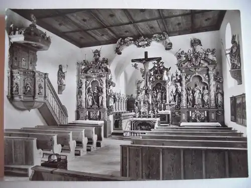 Alte AK Thaining b. Landsberg Wolfgangskirche [C677]